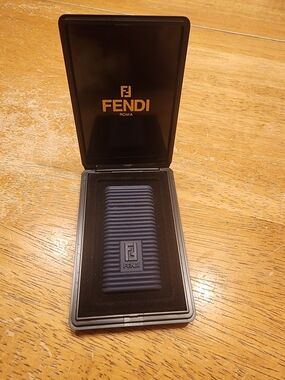 vintage 1980s/1990s Fendi Roma gas pocket lighter